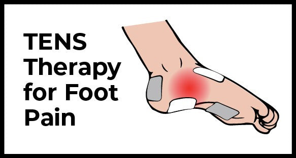 Foot pain — How to use a TENS machine