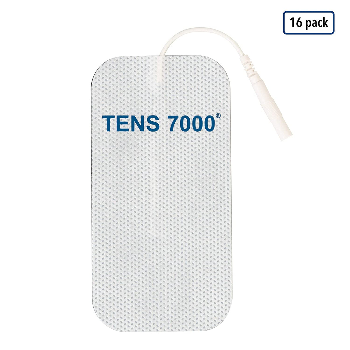 TENS 7000 Official Unit Replacement Pads - 48 Pack, 2 x 2, White