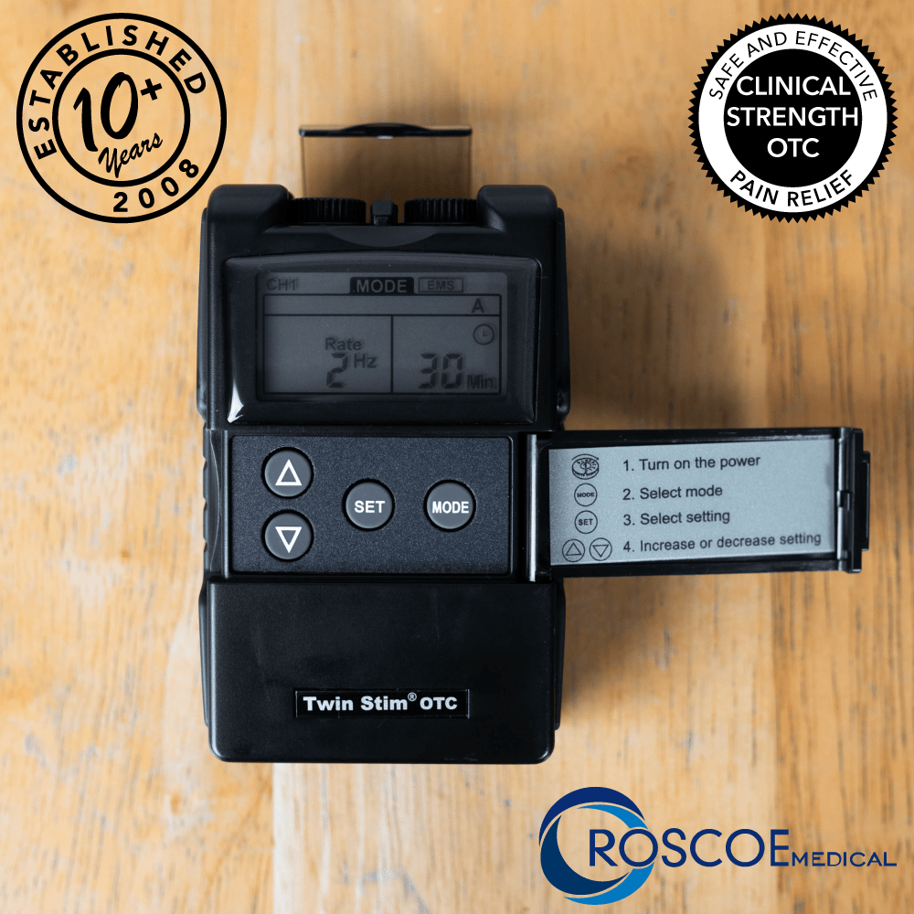 Roscoe Medical DT7202 TENS 7000 Digital Unit 5 Modes