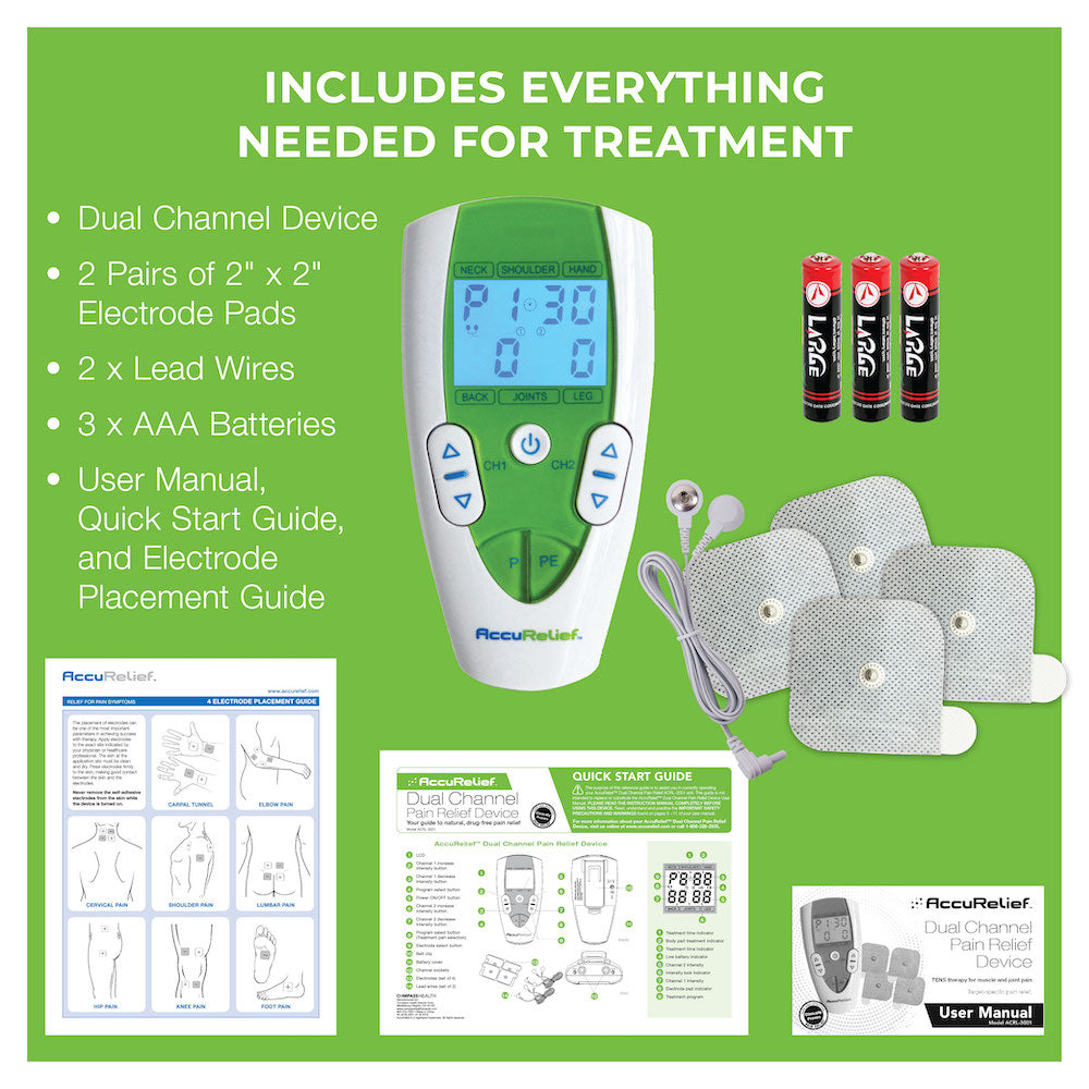 AccuRelief™ Dual Channel TENS