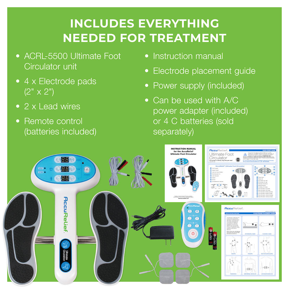 AccuRelief™ Ultimate Foot Circulator with Remote