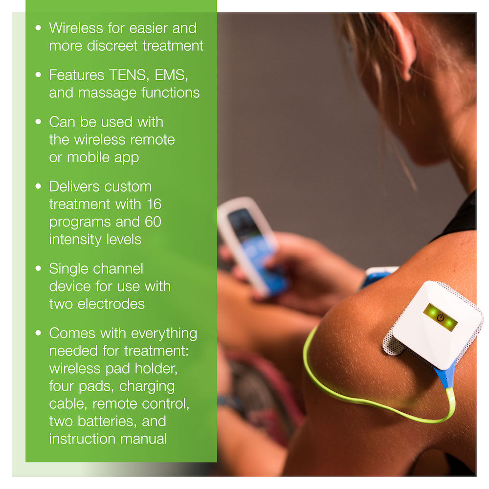 AccuRelief™ Wireless Pain Relief Device with Remote and Mobile App
