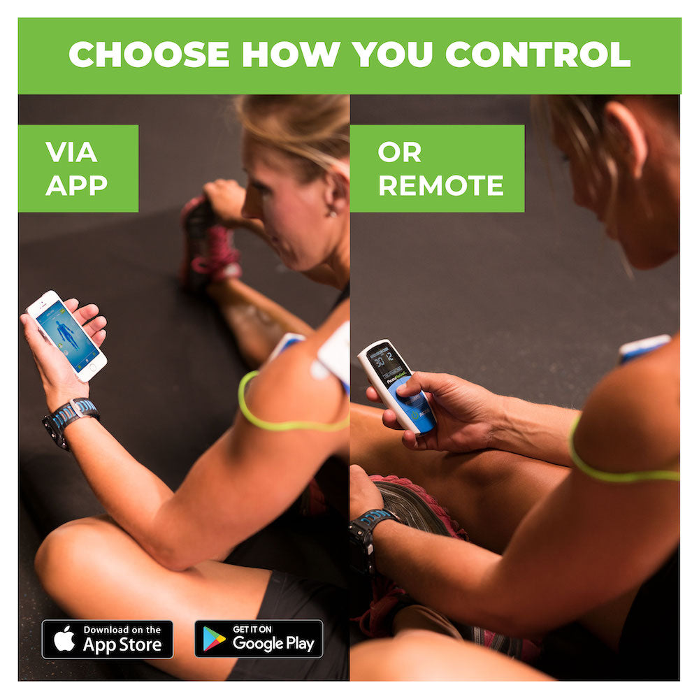AccuRelief™ Wireless Pain Relief Device with Remote and Mobile App
