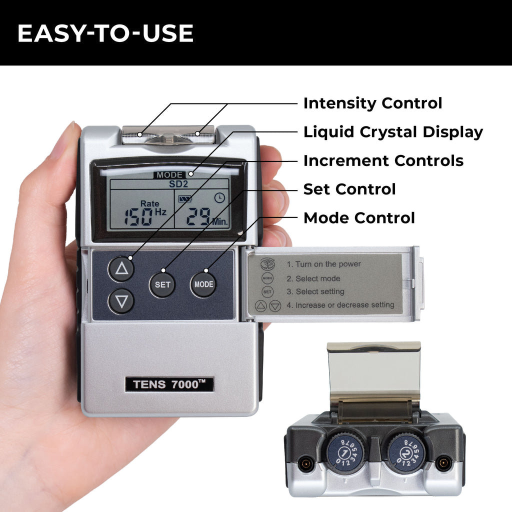 TENS 7000 Rechargeable TENS Unit - TENS 7000