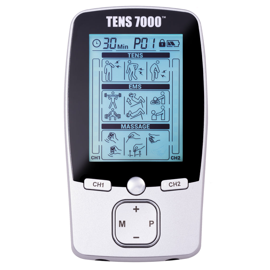 TENS 7000 3-in-1 Combo Unit with TENS, EMS, & Massage