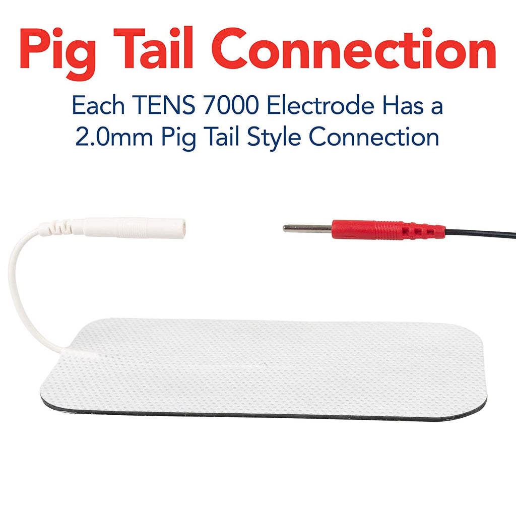 TENS 7000 Official TENS Unit Official TENS 7000 Electrode Pads - 2" x 4" - 16 CountPads - 2" x 4" - 16 Count - TENS 7000
