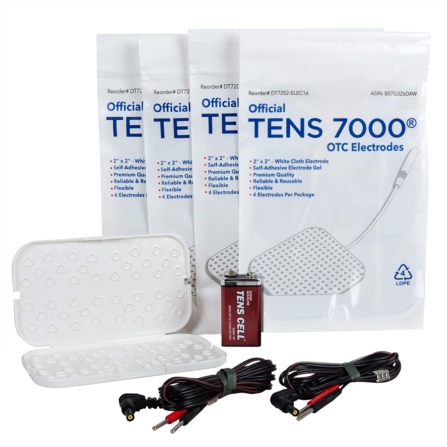 Compass Health TENS 7000 Official Electrodes Multi-Pack