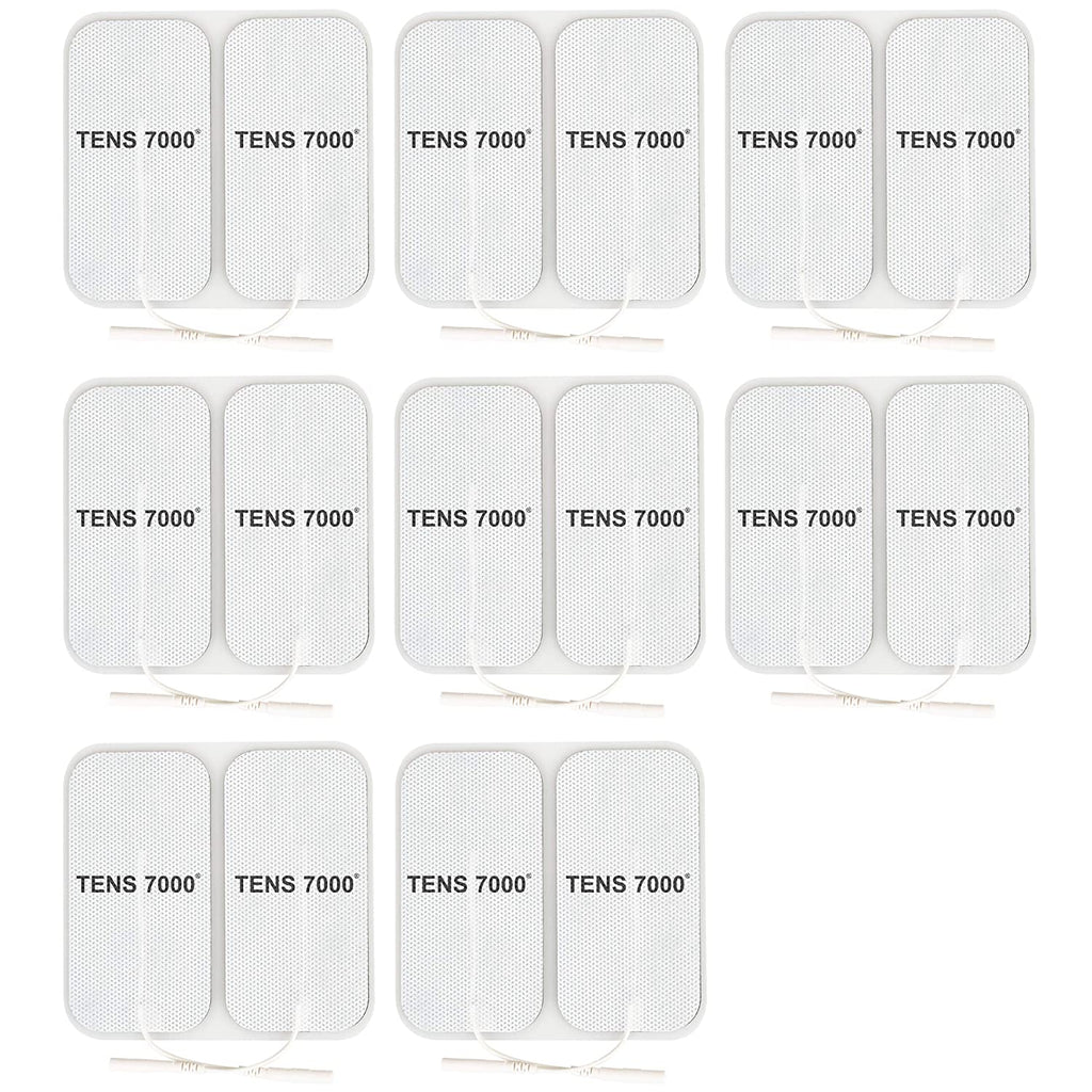Official TENS 7000 Electrode Pads - 2" x 4" = 16 Count