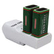 TENS 7000 Official Rechargeable 9v Batteries Kit - TENS 7000