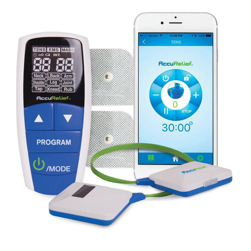 NEW! WIRELESS TENS for Pain Relief; Can Treat 2 Locations at Once! 